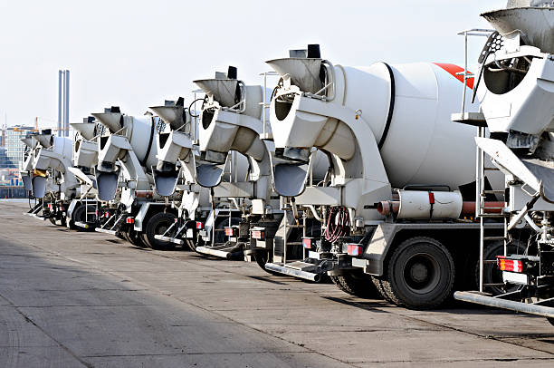 concrete trucks